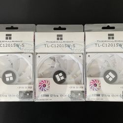 Thermalright TL-C12015W-S ARGB White Slim / Low-Profile PC Case Fan