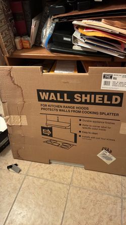 Kitchen Range & Wall Shield