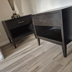 West elm night stands set good condition