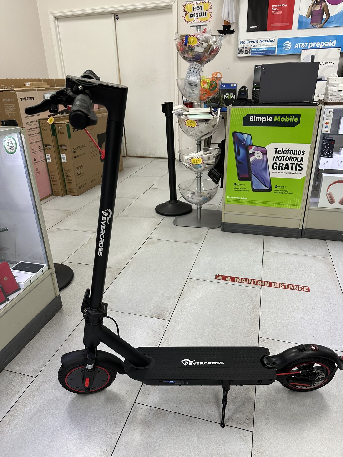 EverCross Ev85F Electric Scooter 15mph! $349 Cash Or Card!!