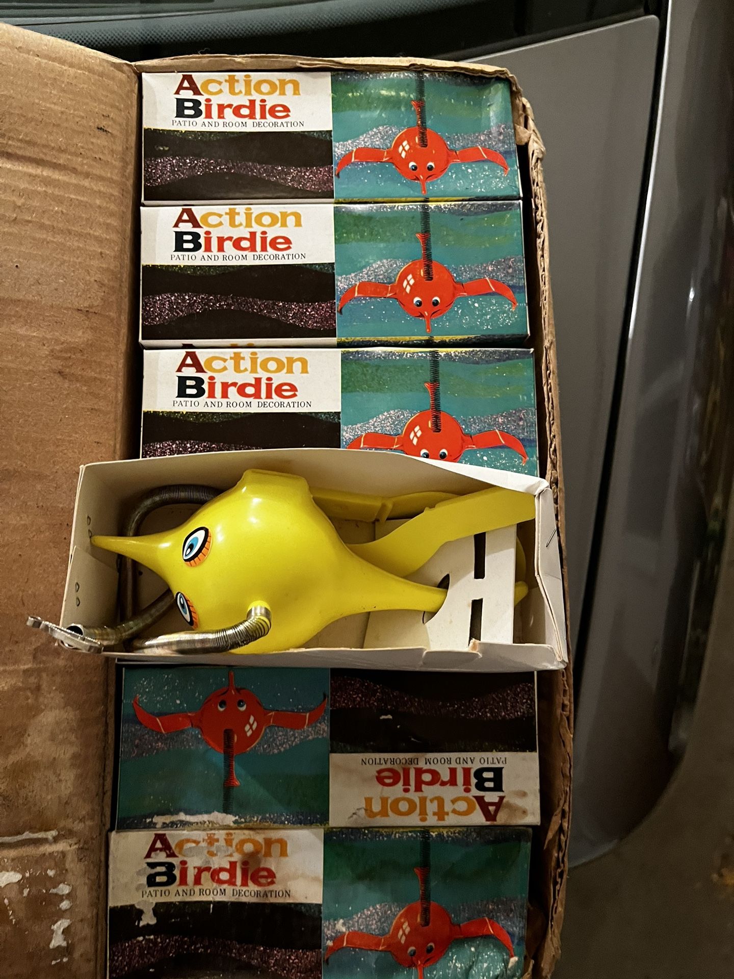 Vintage Action Birds