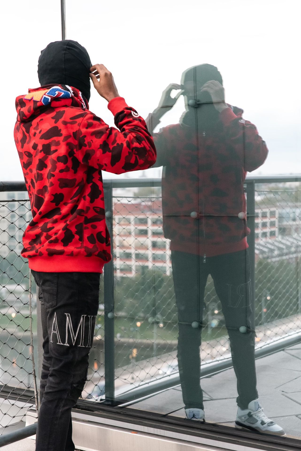 Red Bape Hoodie Size M For $300 Or $250 Pick Up Only !!!