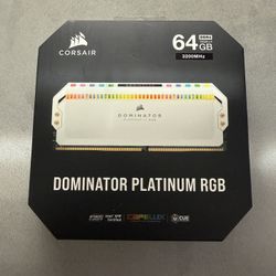 Corsair Dominator Platinum RGB (4x16) 64GB DDR4 3200MHz RAM 3 Working 1 Bad