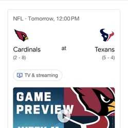 Texans Vs Cardinals