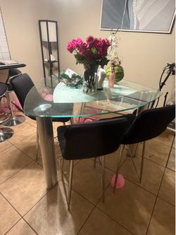Glass dining Table