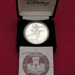silver .999 round 1oz. Mickey Mouse Club 