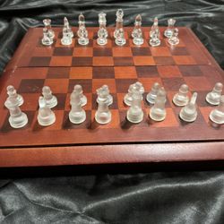 Portable Wooden Chess Board 