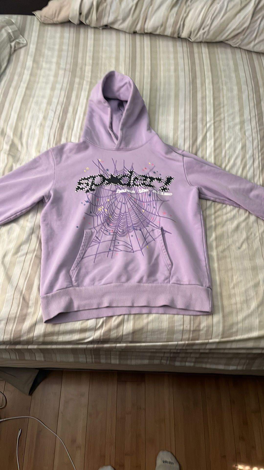 Men’s Medium Açaí Sp5der Hoodie