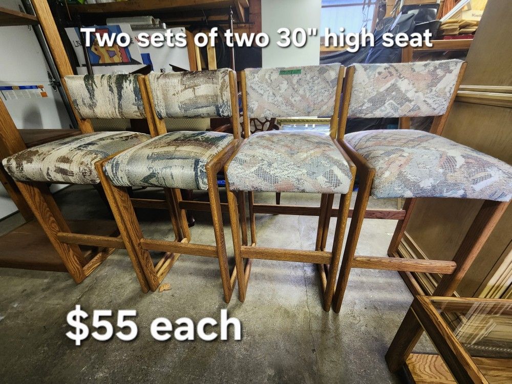 Four 30" kitchen stools $55 each
