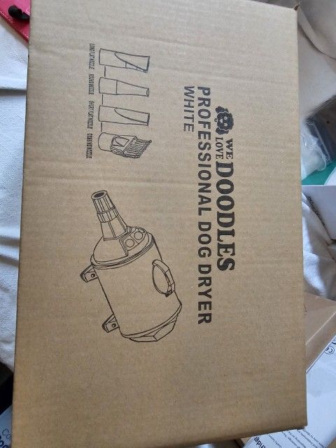 Brand New Doodles Dog Dryer With Adjustable Speed And Temperature