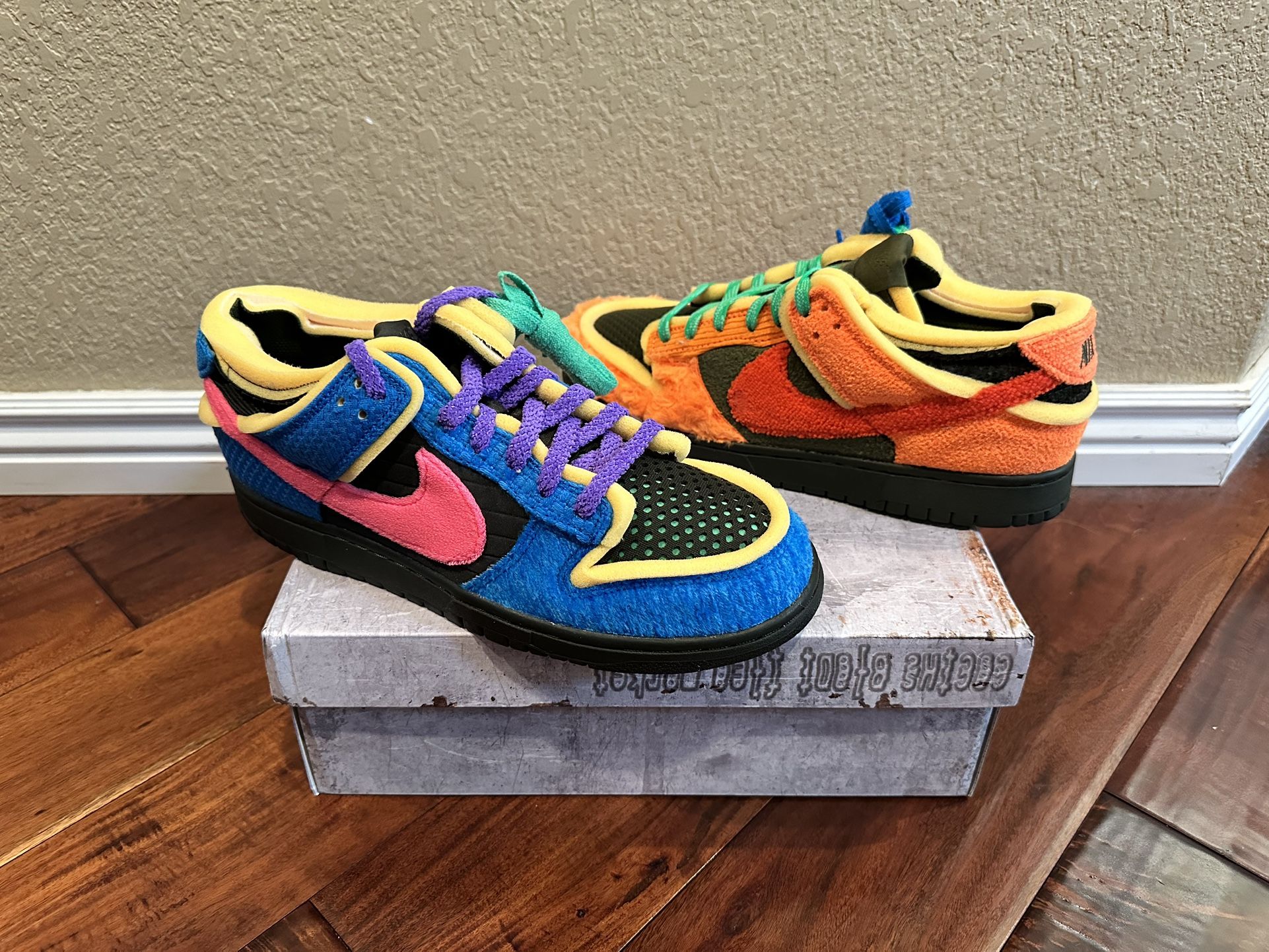 Nike Dunk Low Cactus Plant Flea Market Swamp Sponge Photo Blue Size 10.5 Brand New