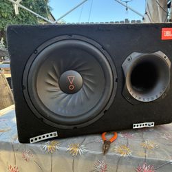 Jbl Basspro12 Car Audio Sub Built In Amp 