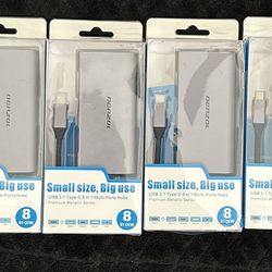 DEPZOL USB C Hub Type C Adapter 8-in-1 Bundle Deal