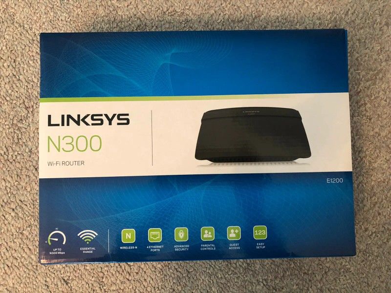 Wi-Fi Router Linksys N300 Open Box 