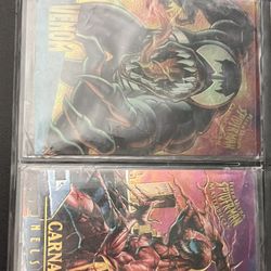 Limited Edition Venom And Carnage Cards 