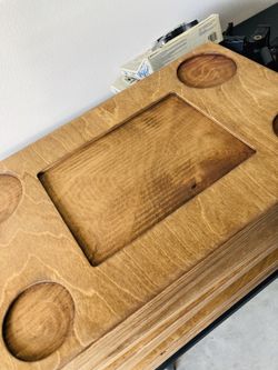 Wooden plates