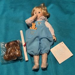 Vintage 1990’s Collectable Porcelain Doll