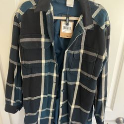 Plaid Shacket / Overshirt Jacket – Size M (New with Tags)