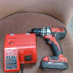 Milwaukee M18 Power Drill And Charger. 