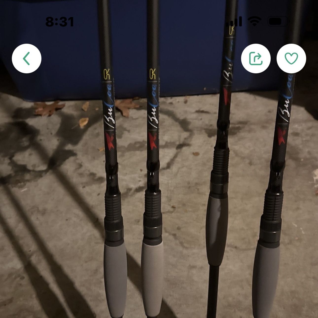 Falcon Spinning Rods and Blair Wiggins With 2000 Charter Specials