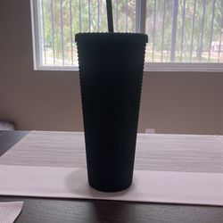 Dark Green Jelly Studded Starbucks Cup