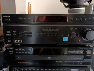 Sony receiver and CD player