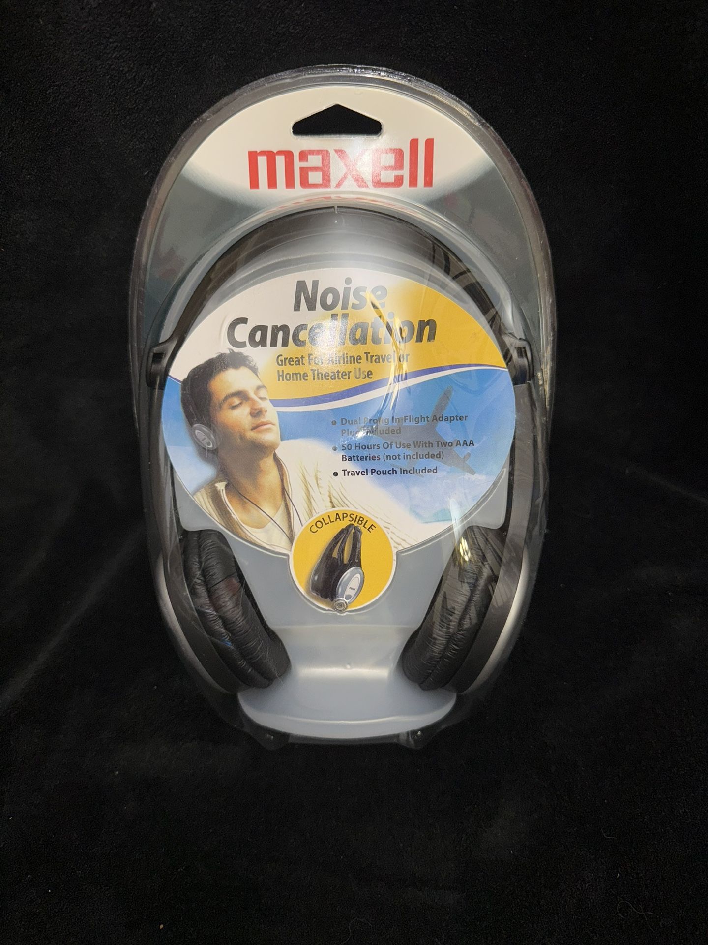 MAXELL NOISE CANCELLATION HEADPHONES - NEW IN PACKAGE