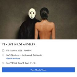 Ye Tickets At Sofi