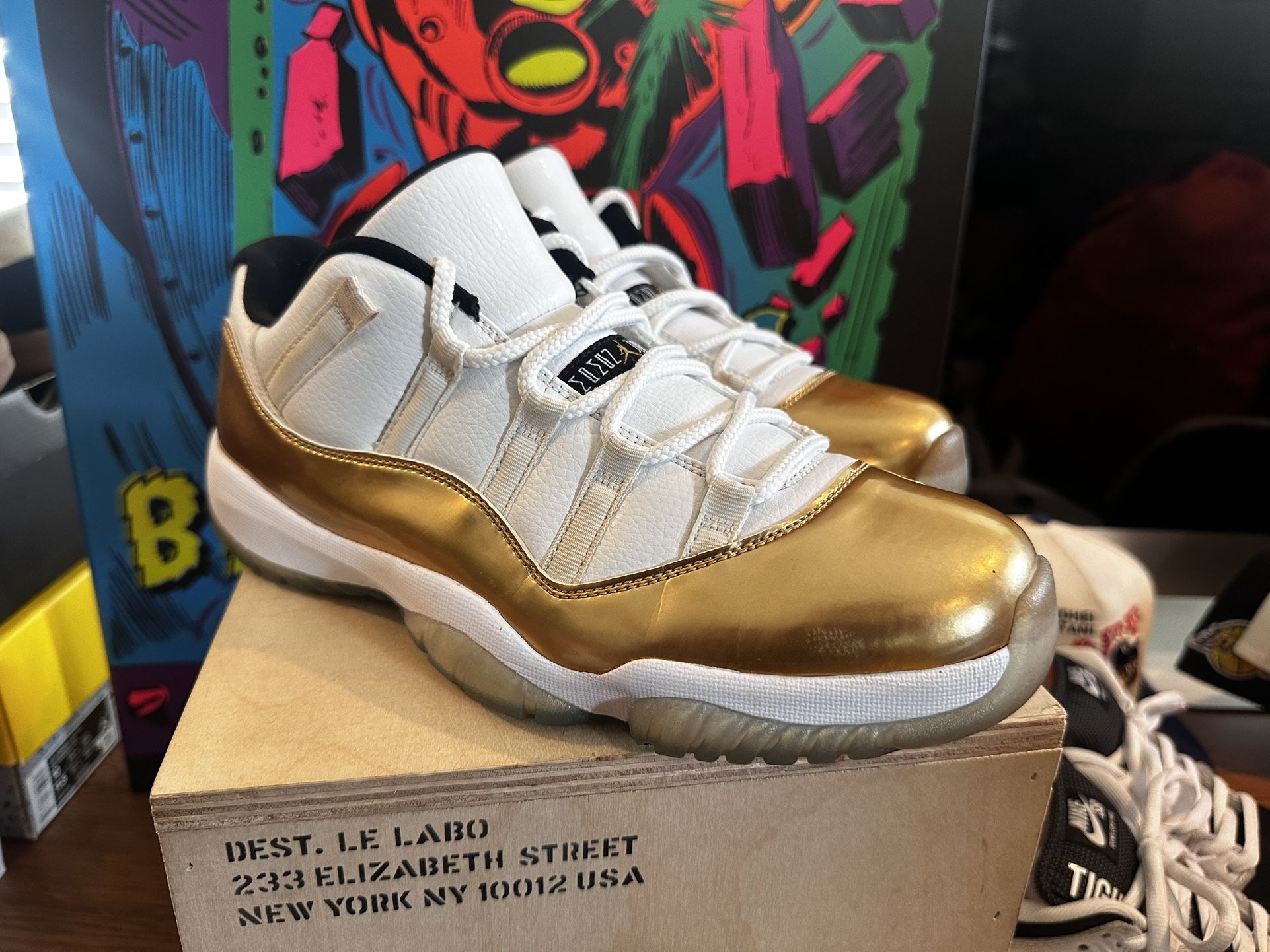 Air Jordan 11s Retro // AJ11 // Closing Ceremony Gold - 10M
