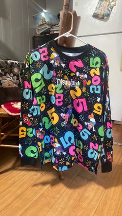 2025 Disneyland report rainbow sweater size S