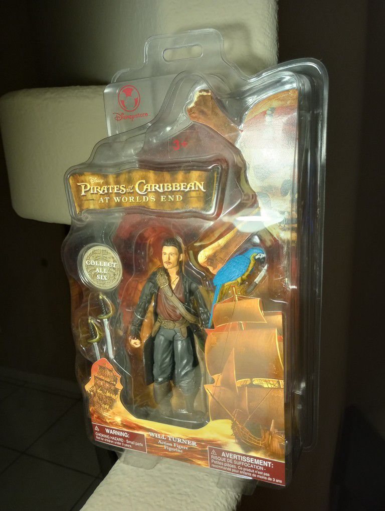 2007 Pirates Of The Caribbean Will Turner Disney Figure