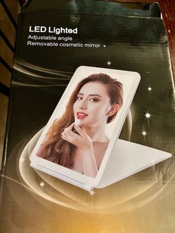 Lighted Makeup Mirror Vanity Mirror with Lights, with 82 Led Lights, 3 Color Lighting, Folding Brand new Only pickup