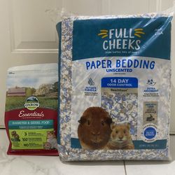 Hamster And Gerbil Bedding And Food