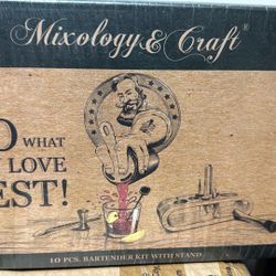 Mixology & Craft Bartender kit Wooden  