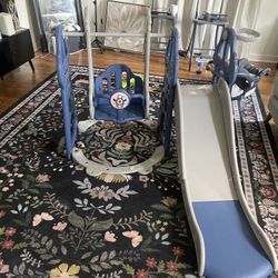 Indoor/ Outdoor Toddler Swing And Slide