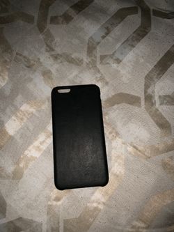 Apple iPhone 6plus leather case Black