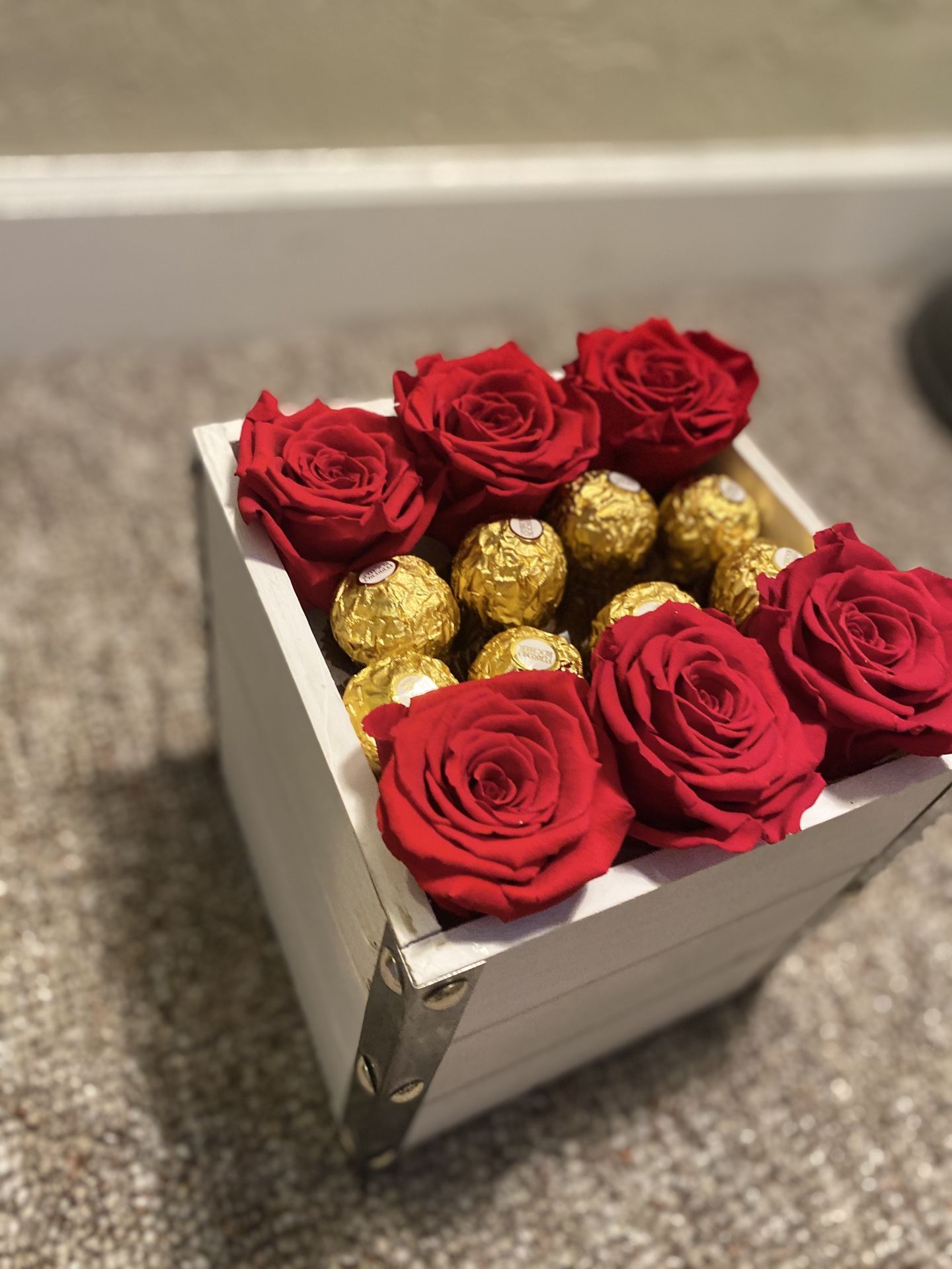 Roses preserved