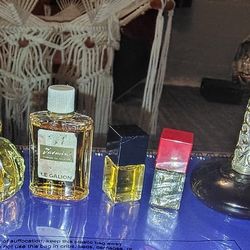 5 Bottle Lot Of Vintage Perfume. Minis