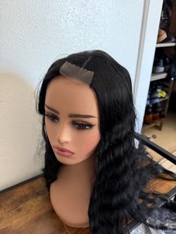 Black Lace Front Wavy Wig