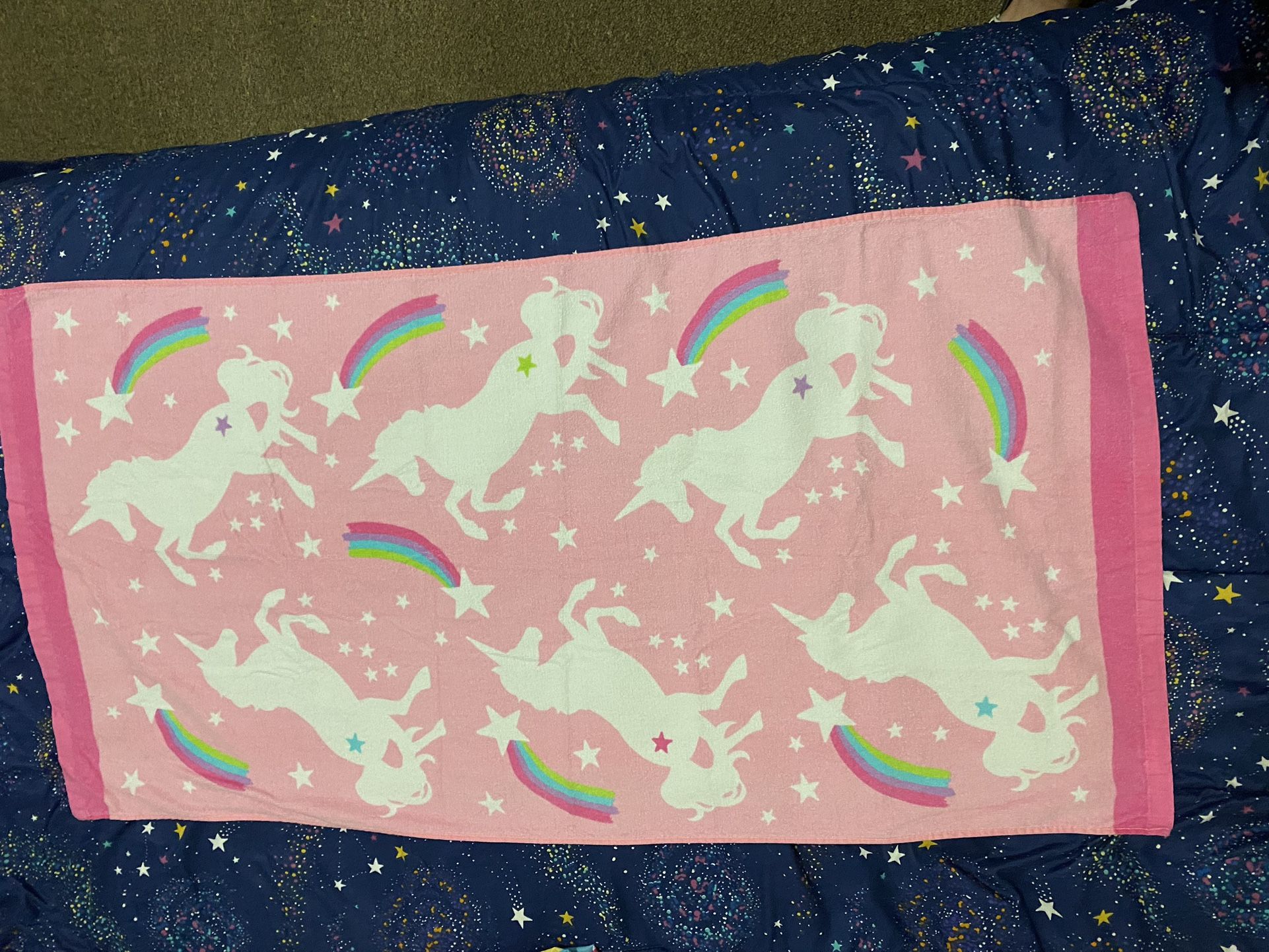 Unicorn Towel , unicorn Girl  purse