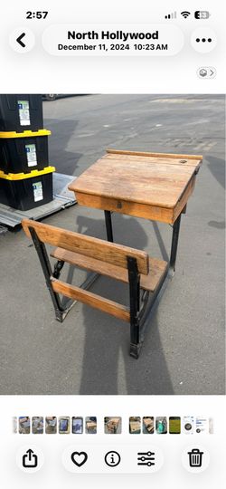 Vintage School Desk