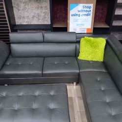 Tax Refund Sale! Ibiza Sectional Sofa & Ottoman Set--$699--Great Set, $1 Down! Also in Black, Low Inventory, Same Day Delivery!