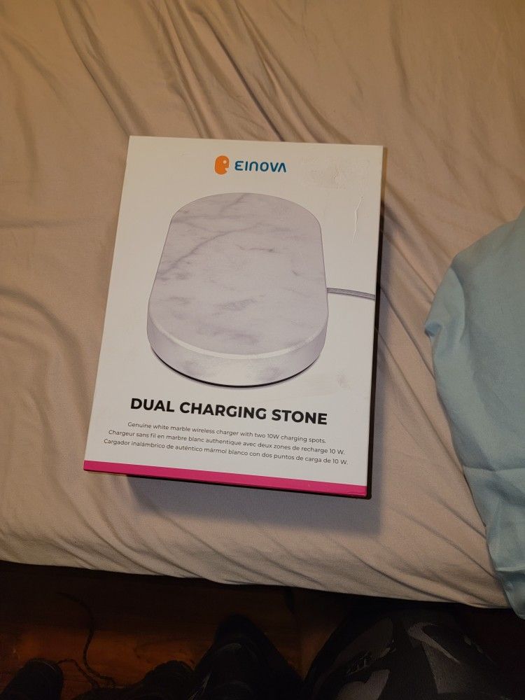 EINOVA Wireless Charging Stone WHITE