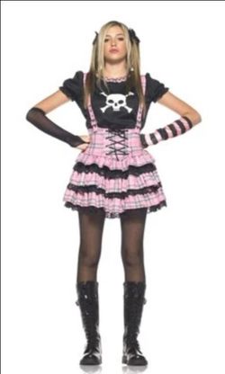 Leg Avenue Punk Rock Princess Costume Teen Size M/L