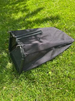 Small lawnmower grass bag catcher 12" x 9.6" high opening