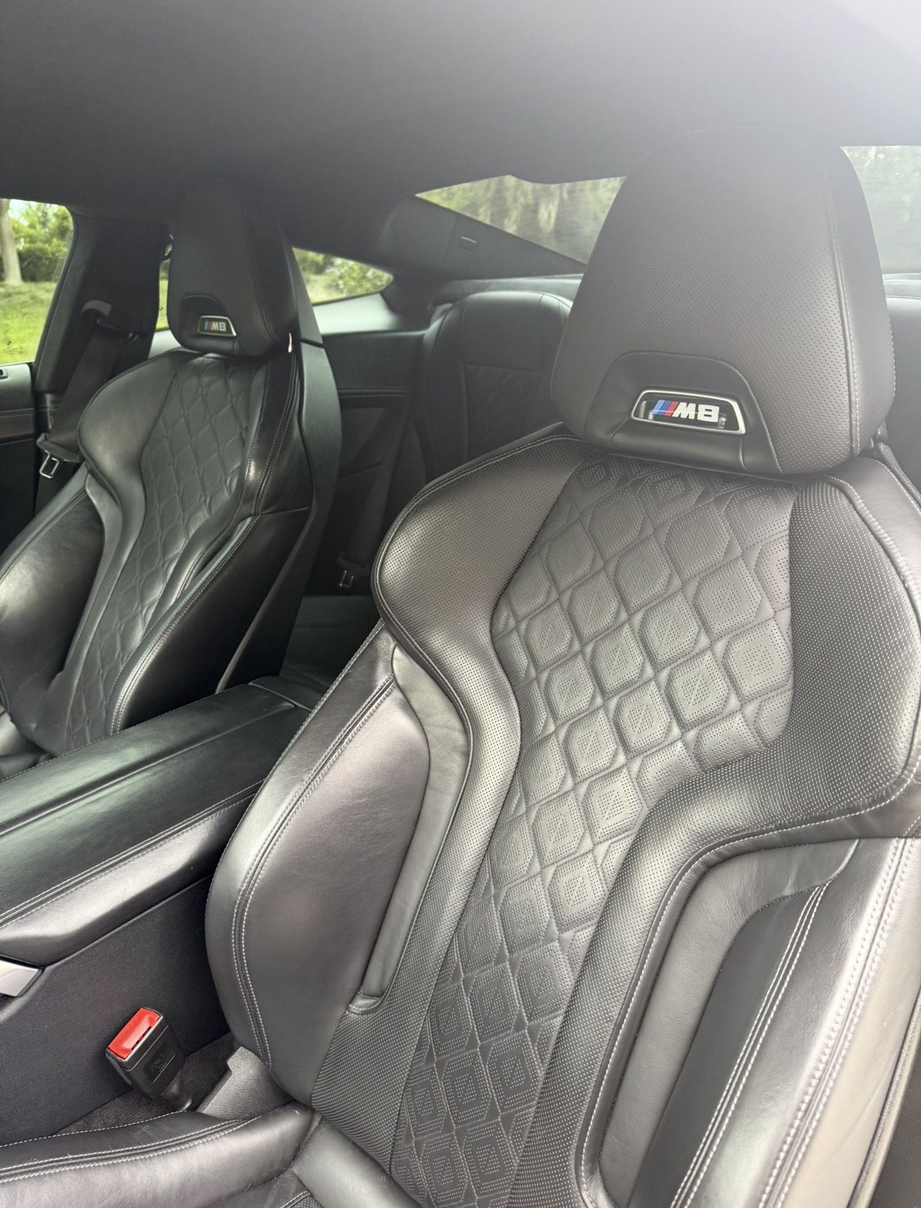 BMW F92 M8 Black Leather Seats Pair