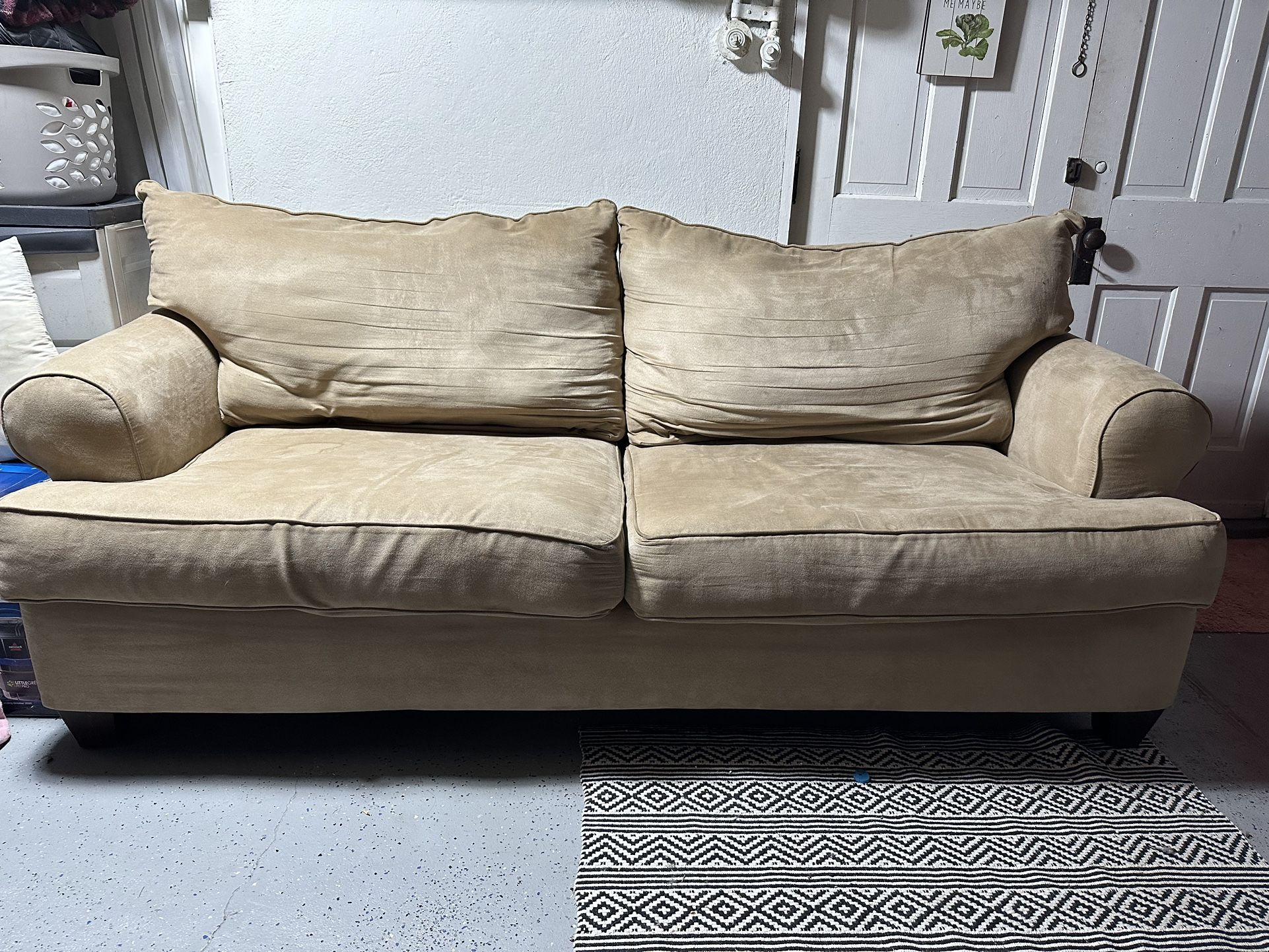 Tan Sofa Set