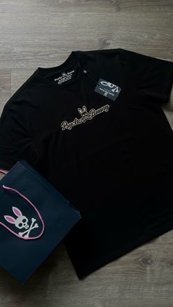 Psycho Bunny Black Graphic designer T-Shirt