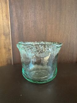 Recycled glass vase/jar