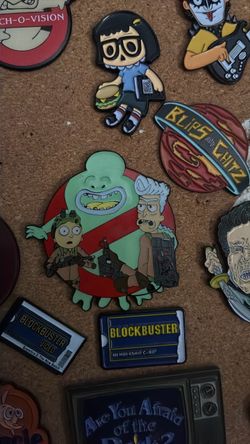 Ghostbusters X Rick & Morty Pin